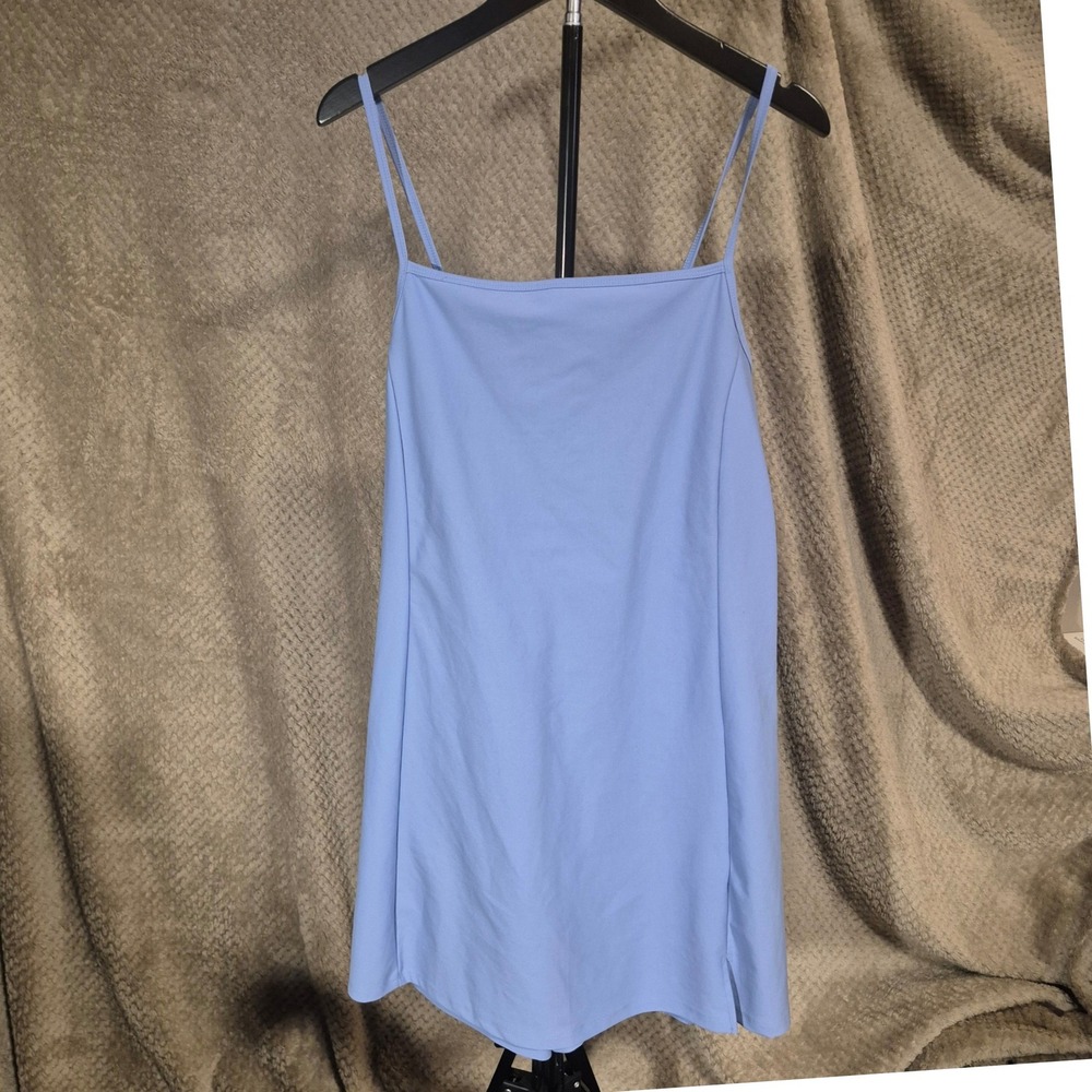 Old Navy Active Powersoft Athletic Dress Blue Large Go-Dry Mini Exercise Dress